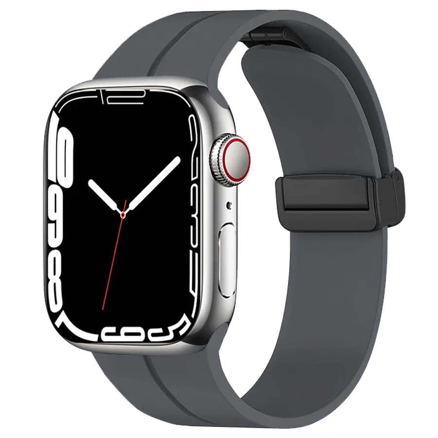 Linéa Apple Watch Armband in Dunkelgrau, reduziert und sportlich