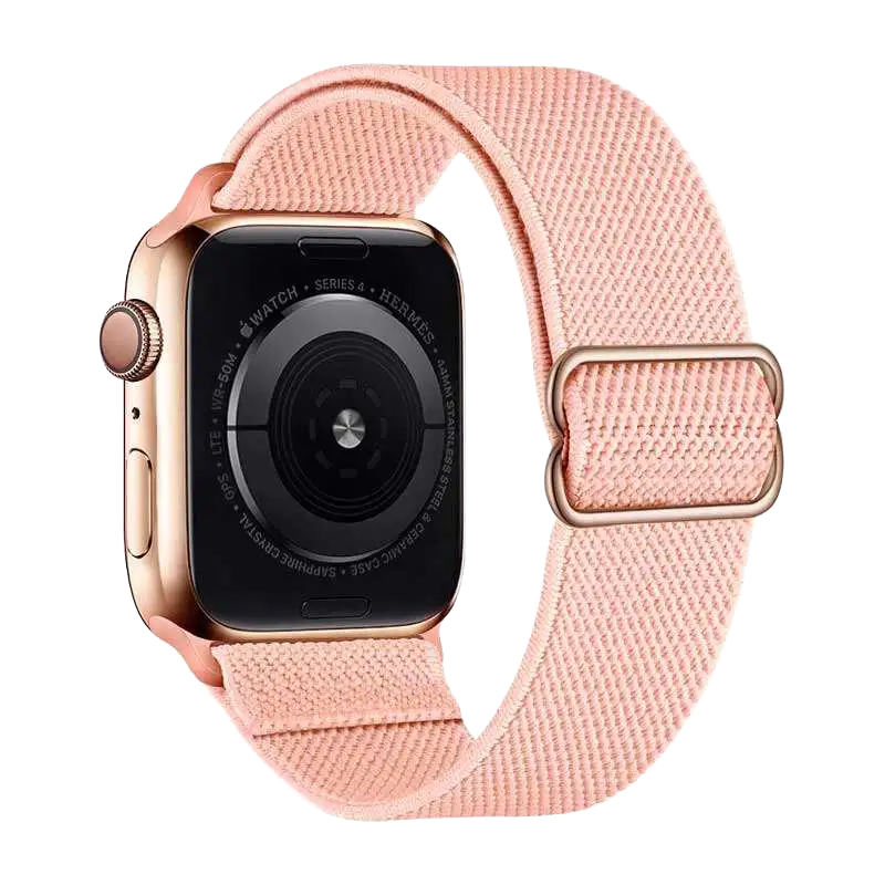 Nylon Smartwatch Armband Pink Guava passend für gängige Smartwatch Modelle