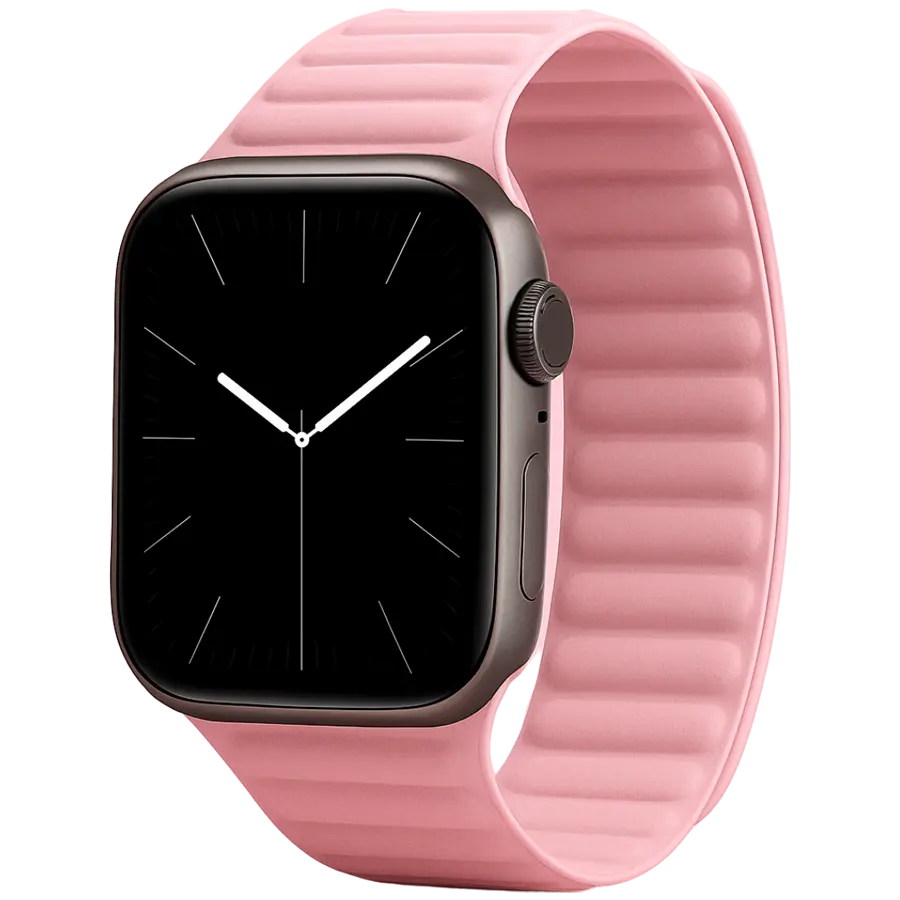 Veloura Armband für Apple Watch – Feingewebe Nylon mit Magnetverschluss