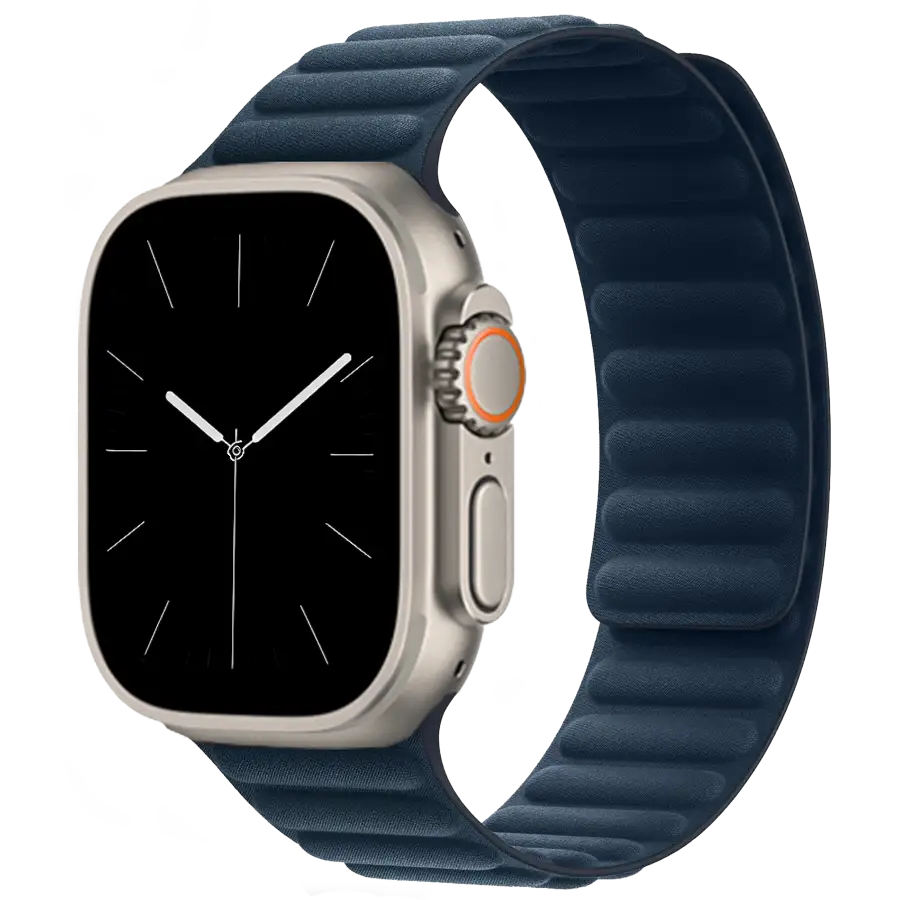 Veloura Armband für Apple Watch – Feingewebe Nylon mit Magnetverschluss