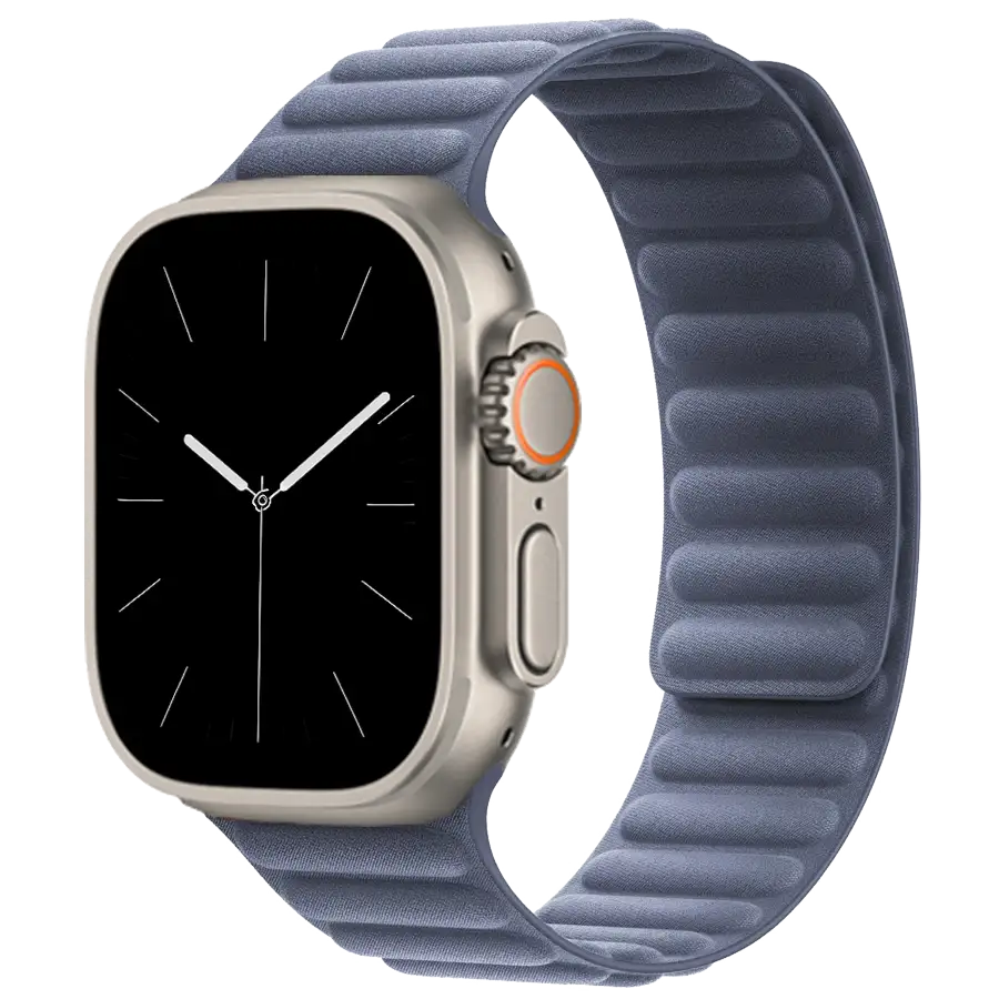 Veloura Armband für Apple Watch – Feingewebe Nylon mit Magnetverschluss