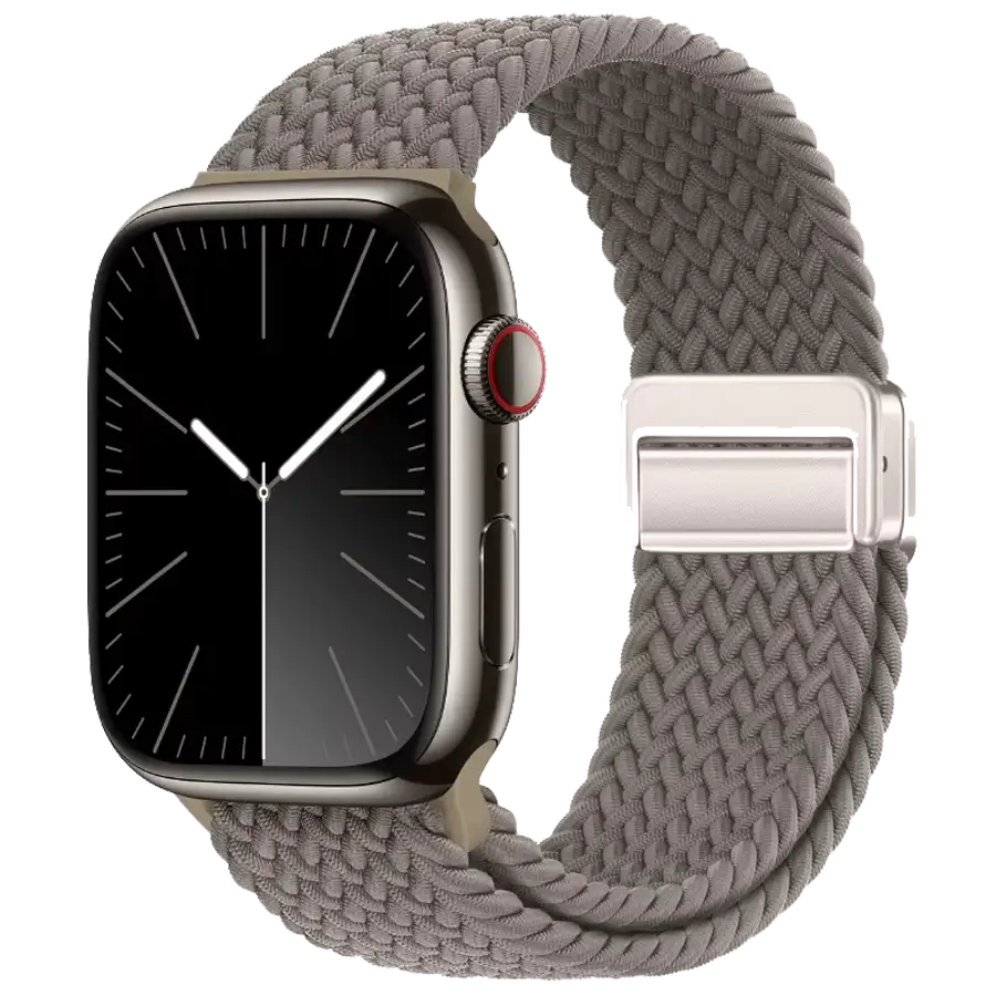 Arqura Armband in Clay – urbanes, helles Nylonband mit softem Griff