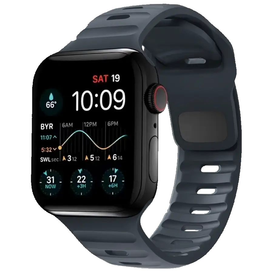 Apple Watch Armband Loopéa in Grey – unauffällig, funktional, bequem