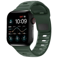 Apple Watch Armband Loopéa in Oliv – stilsicherer Begleiter für Bewegung