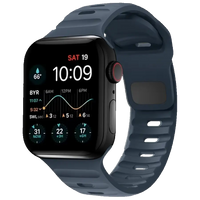 Apple Watch Armband Loopéa in Storm Blue – dynamisch, schweißresistent