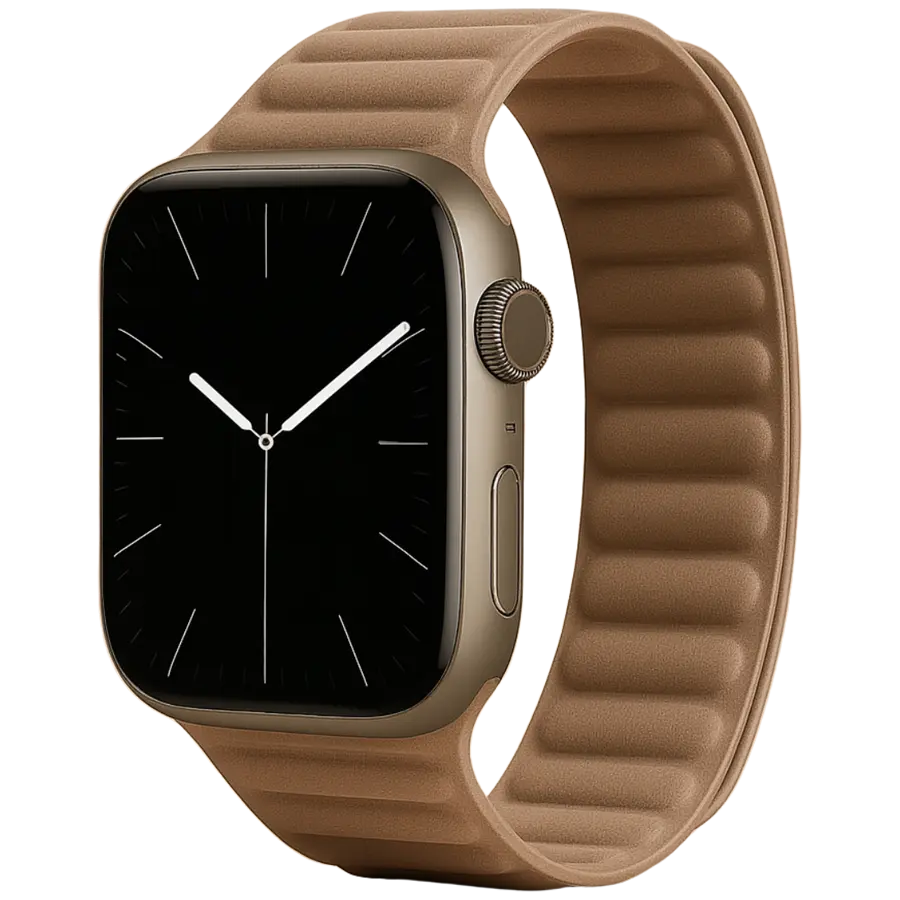 Veloura Armband für Apple Watch – Feingewebe Nylon mit Magnetverschluss